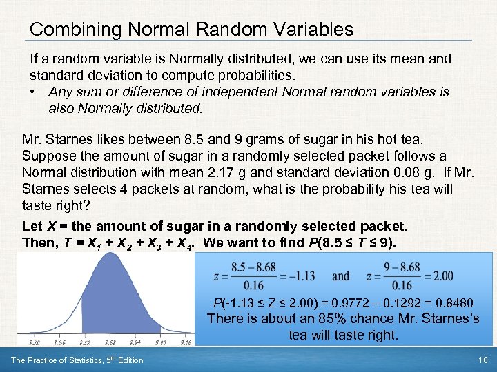 CHAPTER 6 Random Variables 6 2 Transforming And