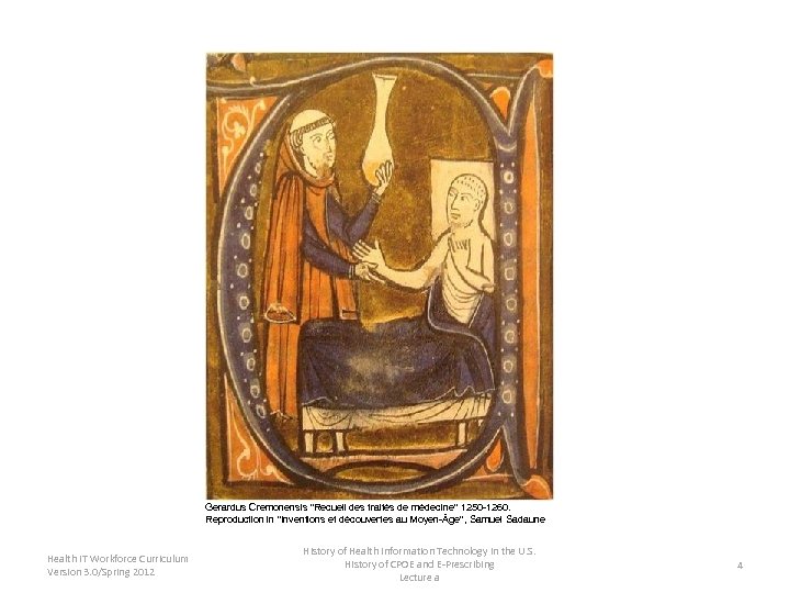 Life in Medieval Times Gerardus Cremonensis 