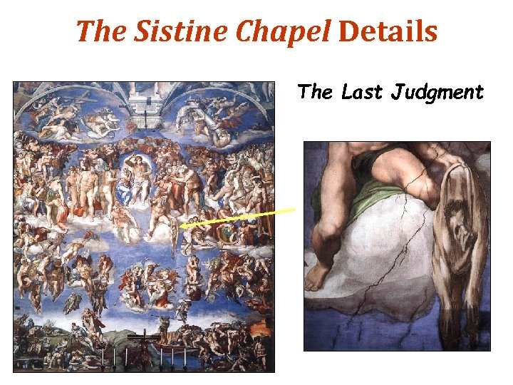 The Sistine Chapel Details The Last Judgment 