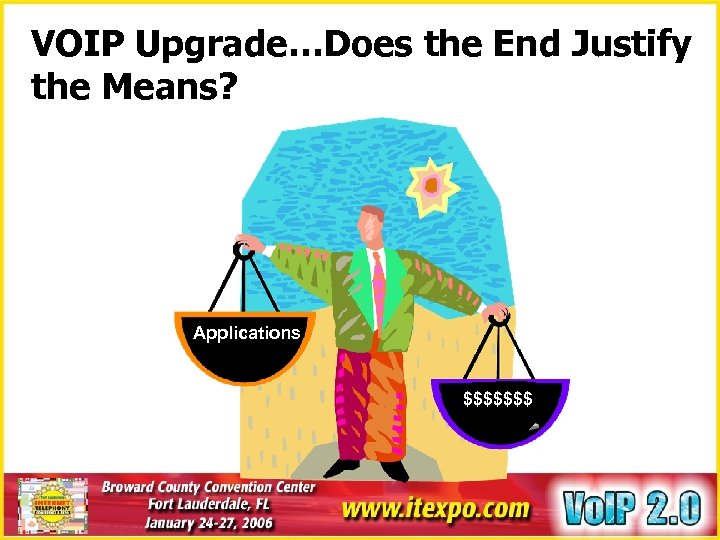 VOIP Upgrade…Does the End Justify the Means? Applications $$$$$$$ 
