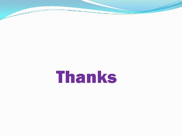 Thanks 