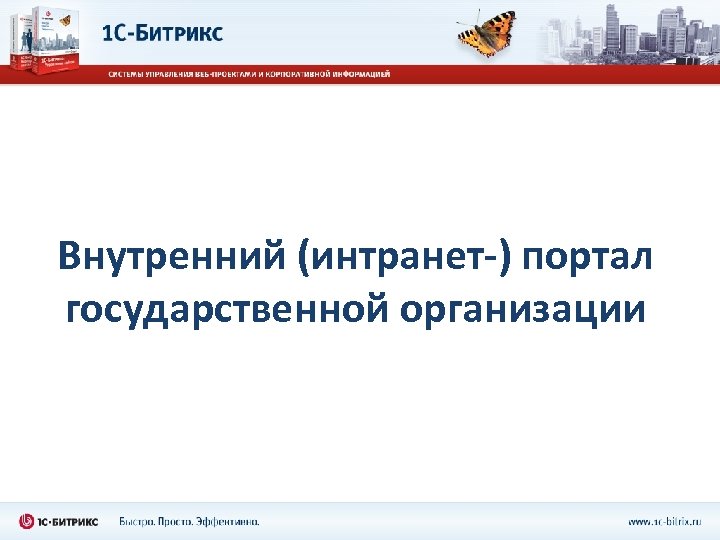 Внутренний (интранет-) портал государственной организации 