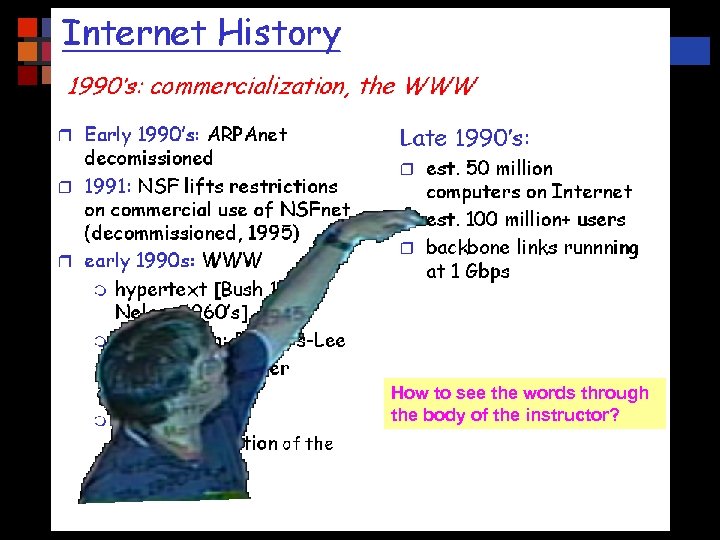 3 D Computer Vision and Video Computing How to see the words through the