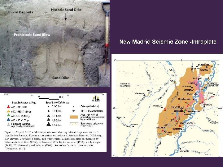 New Madrid Seismic Zone -Intraplate 