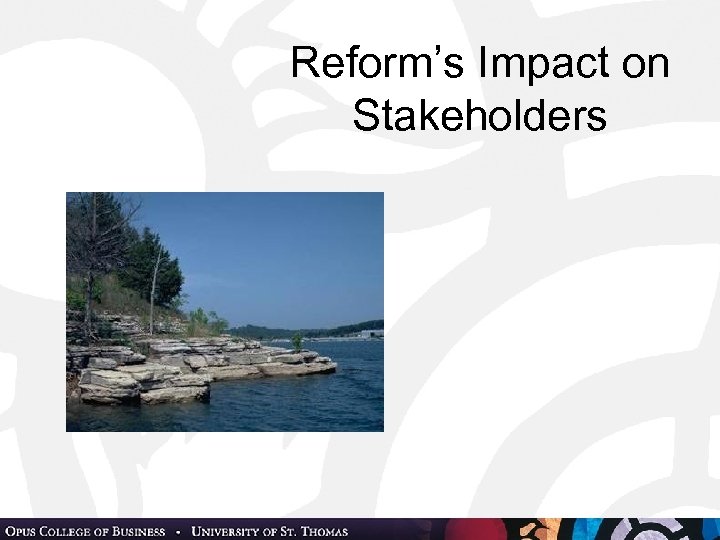 Reform’s Impact on Stakeholders 