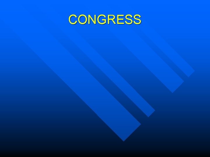 CONGRESS 