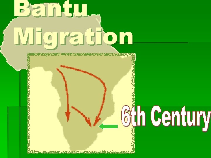 Bantu Migration 