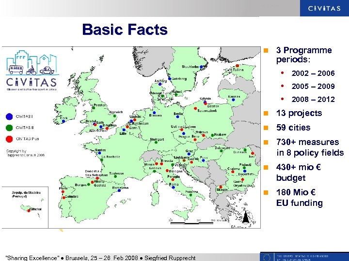 Basic Facts n 3 Programme periods: • 2002 – 2006 • 2005 – 2009