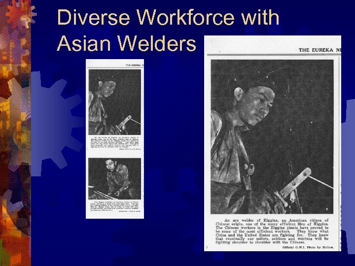 Diverse Workforce with Asian Welders 