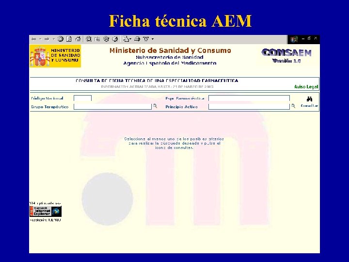 Ficha técnica AEM 