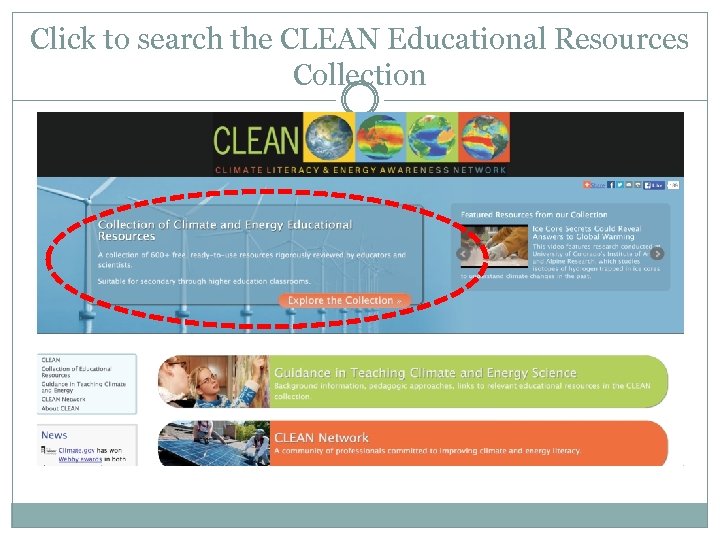 Click to search the CLEAN Educational Resources Collection 