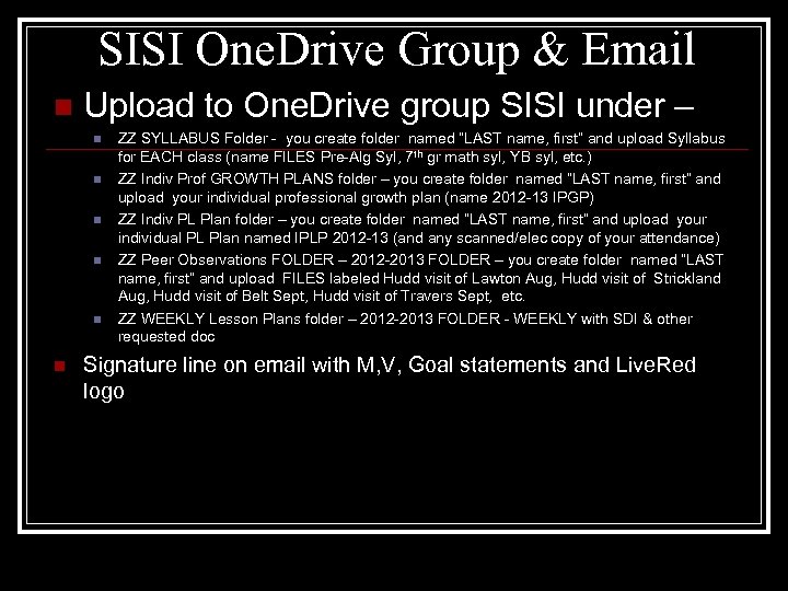 SISI One. Drive Group & Email n Upload to One. Drive group SISI under