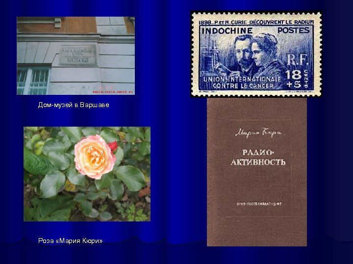Дом-музей в Варшаве Роза «Мария Кюри» 