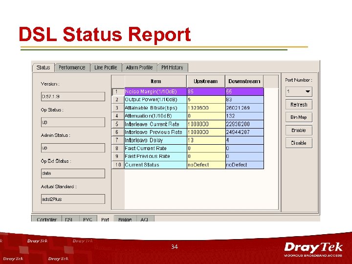 DSL Status Report 34 