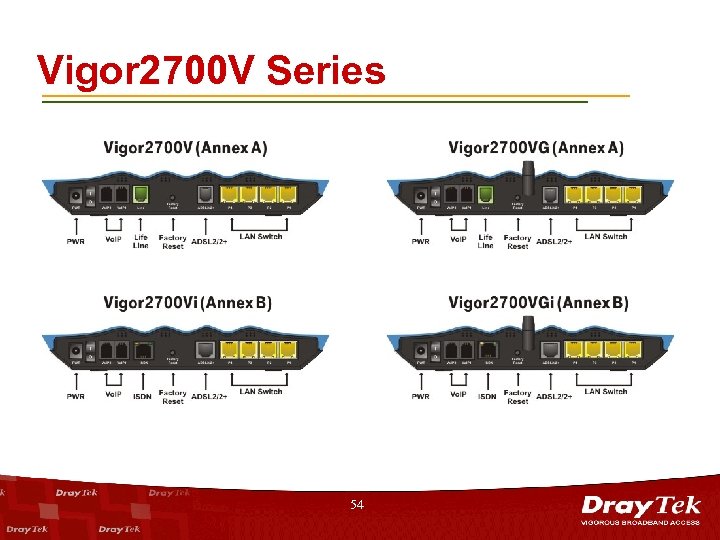 Vigor 2700 V Series 54 