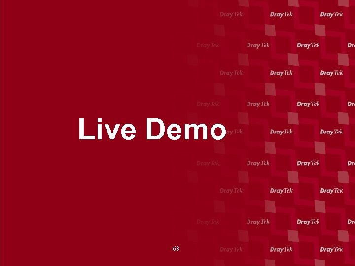 Live Demo 68 