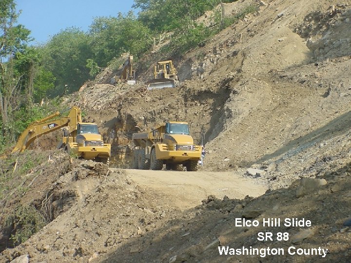 Elco Hill Slide SR 88 22 Washington County 