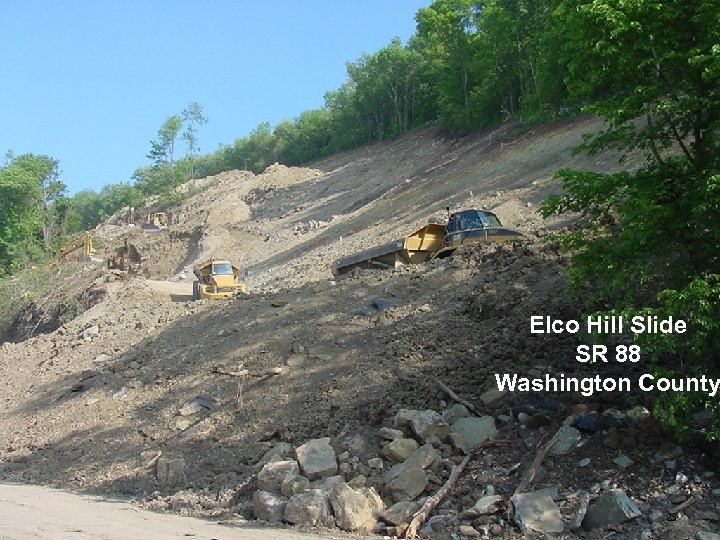 Elco Hill Slide SR 88 Washington County 23 