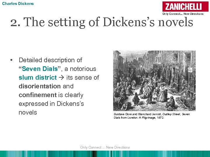Charles Dickens 2. The setting of Dickens’s novels • Detailed description of “Seven Dials”,