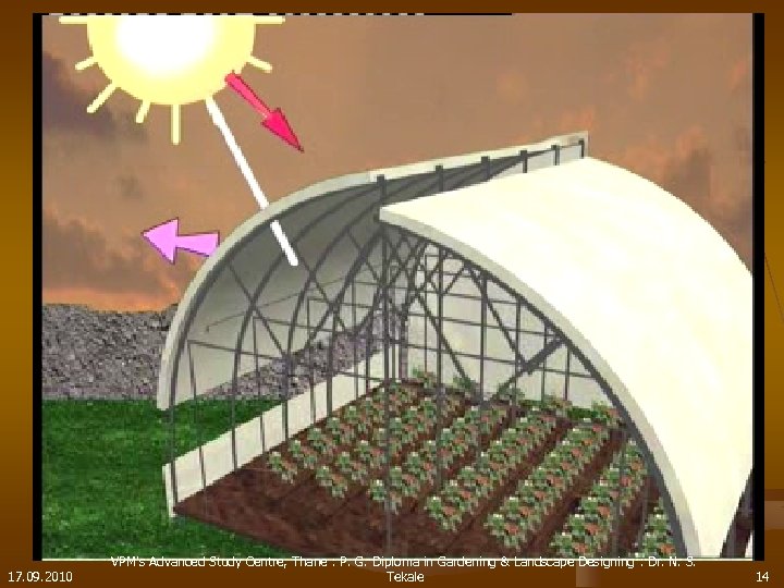 17. 09. 2010 VPM's Advanced Study Centre, Thane : P. G. Diploma in Gardening