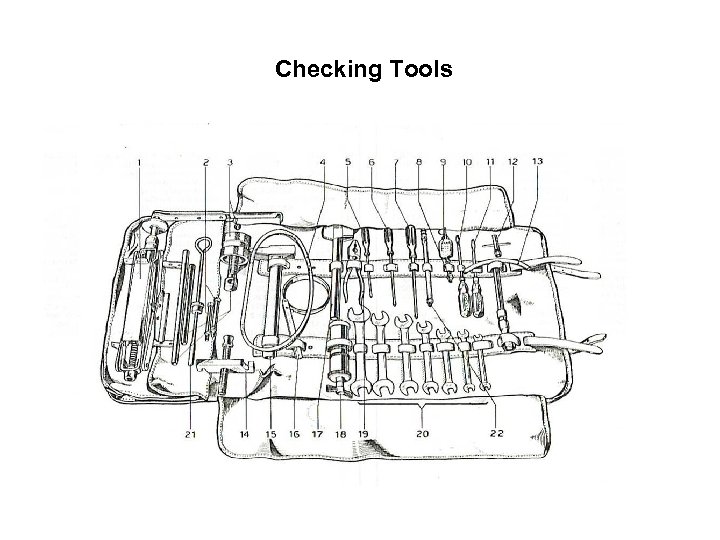 Checking Tools 