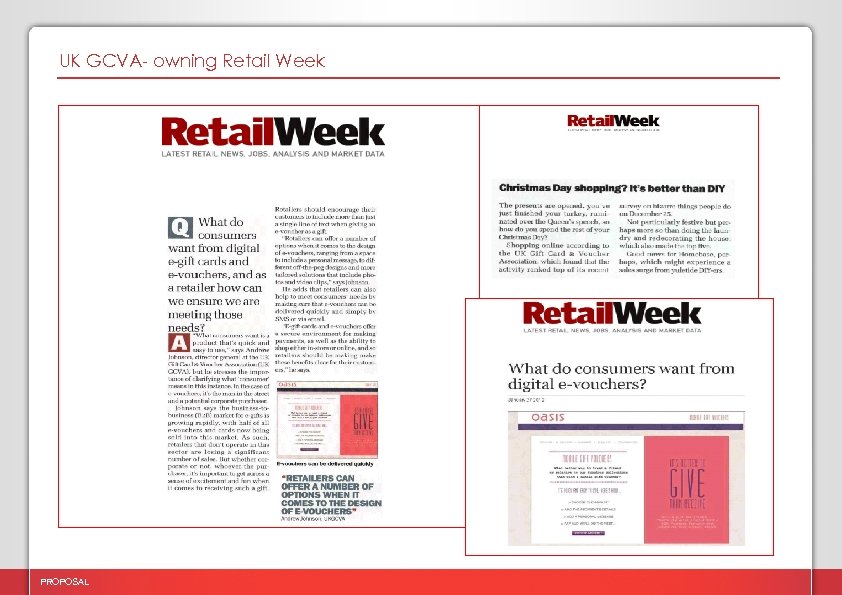 UK GCVA- owning Retail Week PROPOSAL 