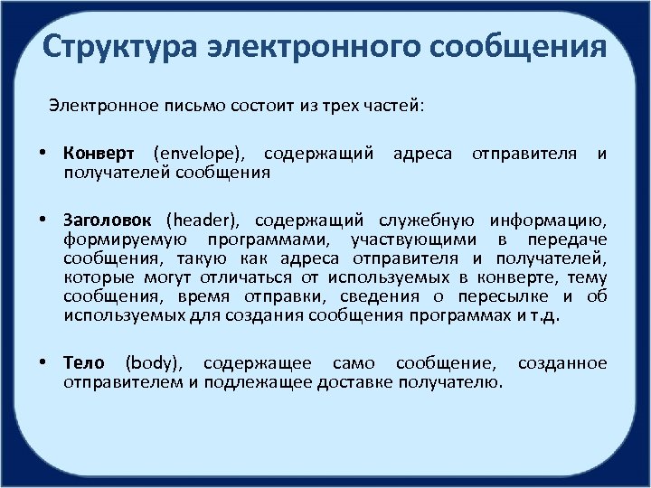 Какую информацию содержит