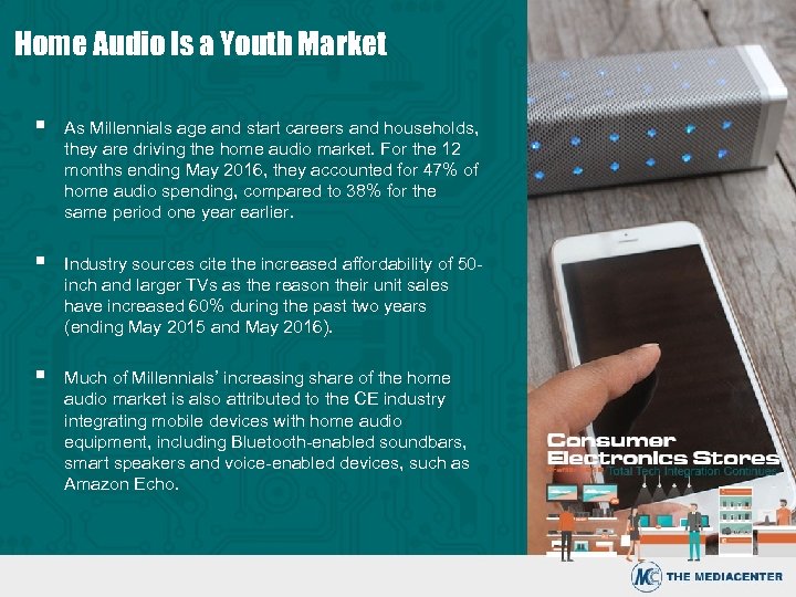 Home Audio Is a Youth Market § As Millennials age and start careers and