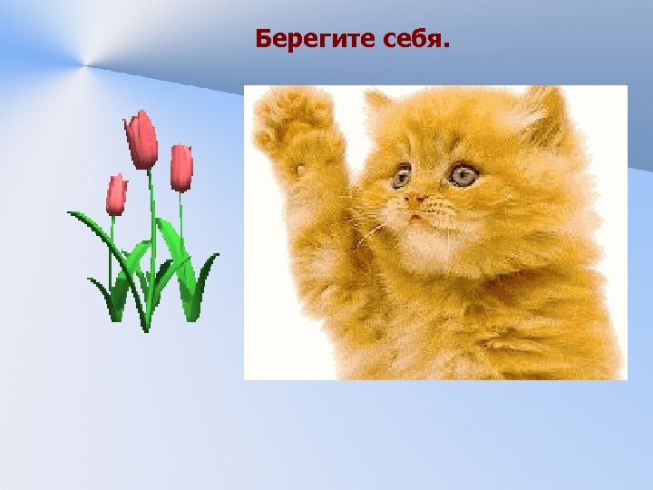 Берегите себя. 