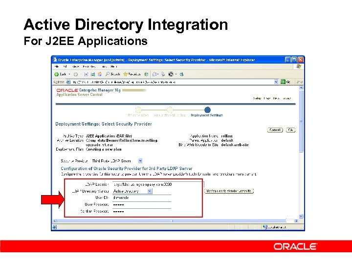 Active Directory Integration For J 2 EE Applications 