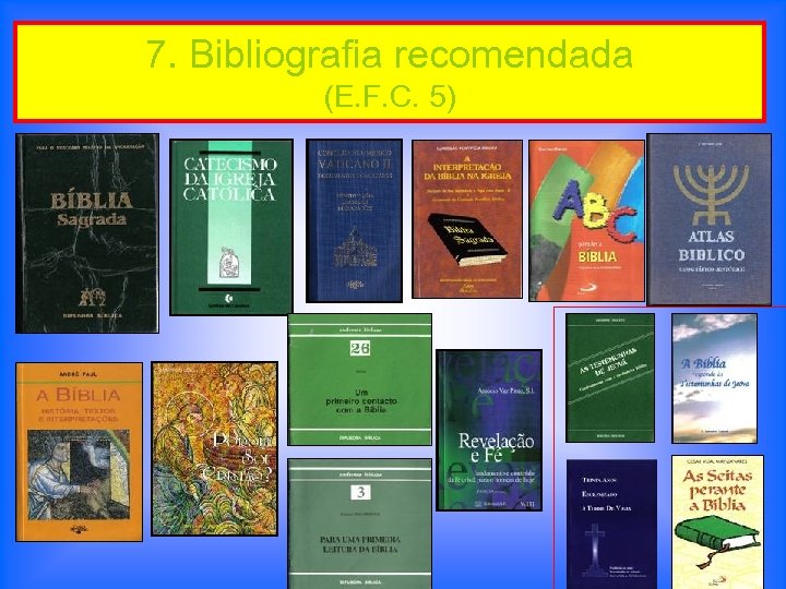 7. Bibliografia recomendada (E. F. C. 5) 