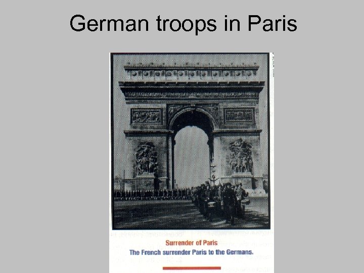 German troops in Paris 