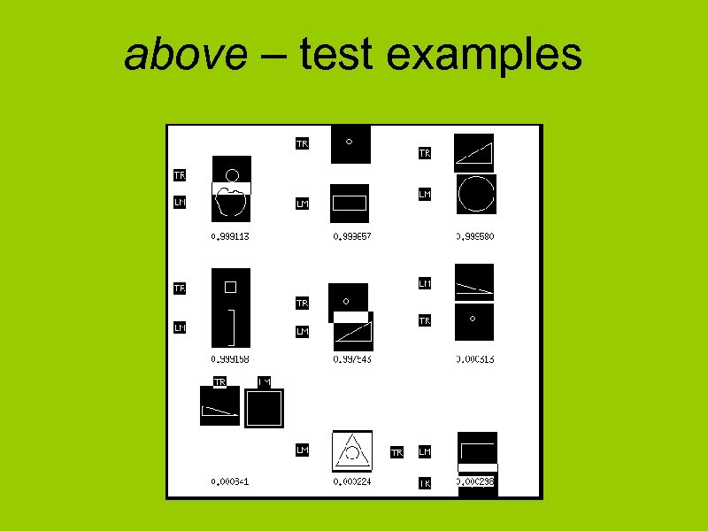 above – test examples 