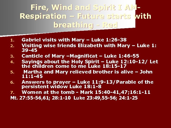 Fire, Wind and Spirit I AMRespiration – Future starts with breathing - Red Gabriel