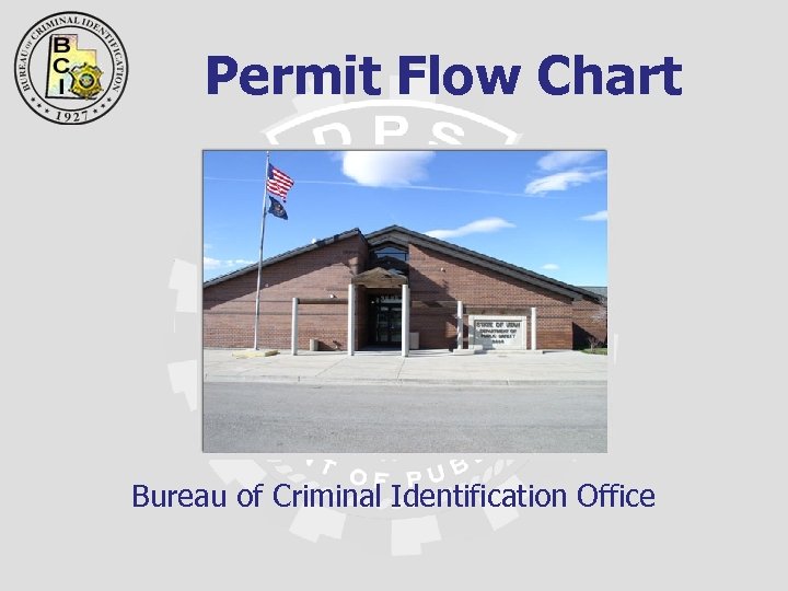 Permit Flow Chart Bureau of Criminal Identification Office 