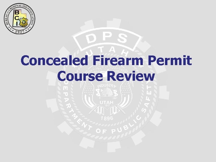 Concealed Firearm Permit Course Review 