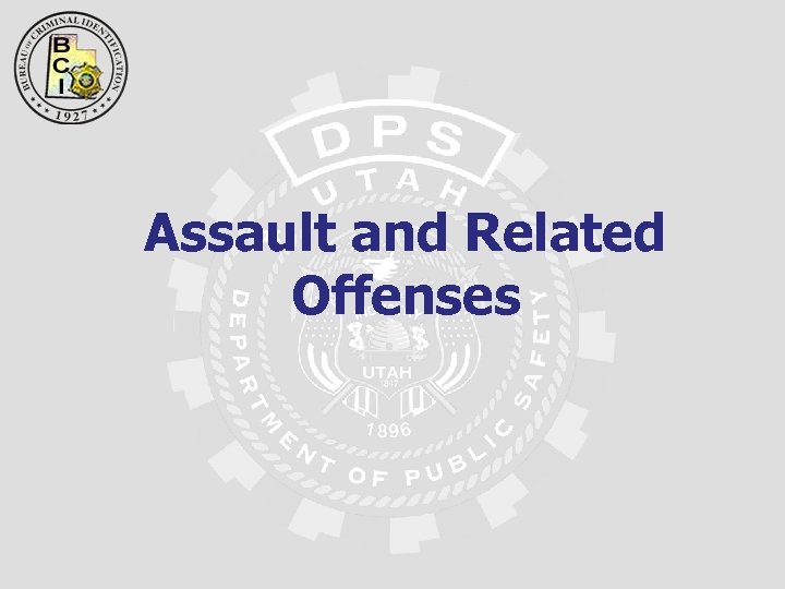 Assault and Related Offenses 