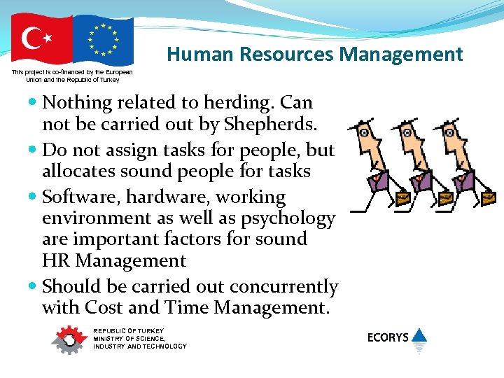 Human Resources Management This project is co-financed by the European Union and the Republic