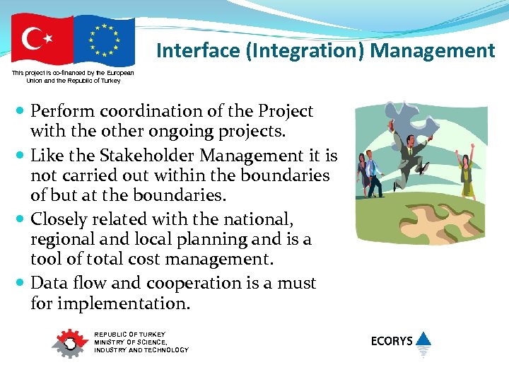 Interface (Integration) Management This project is co-financed by the European Union and the Republic