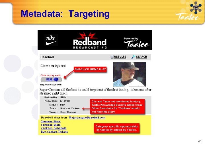 Metadata: Targeting HP 80 