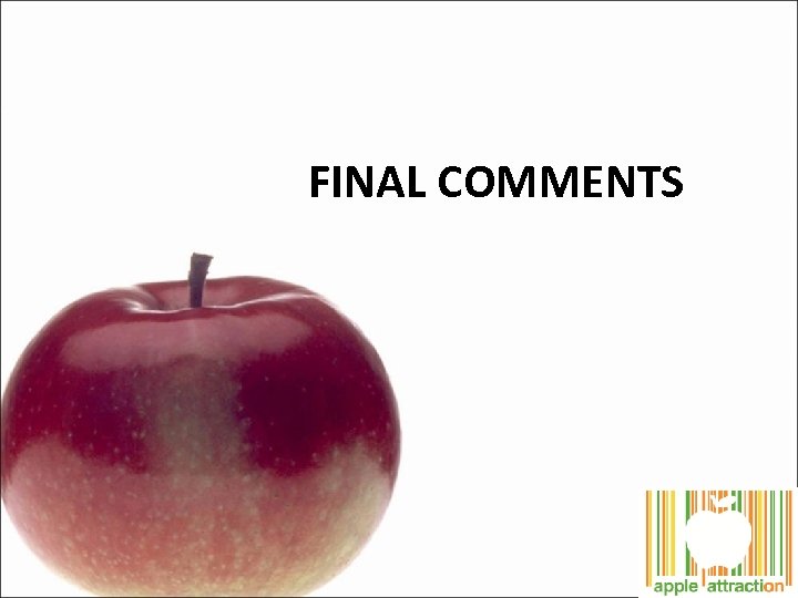 FINAL COMMENTS 