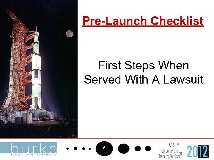 Pre-Launch Checklist First Steps When Served With A Lawsuit 6 