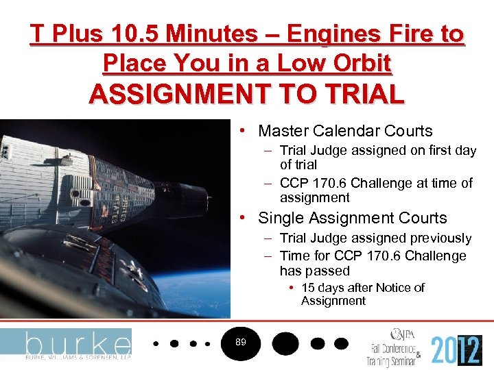 T Plus 10. 5 Minutes – Engines Fire to Place You in a Low