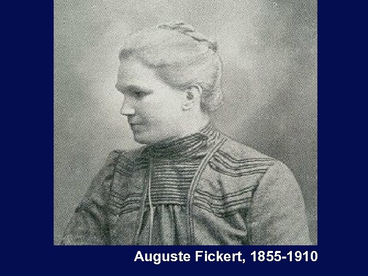 Auguste Fickert, 1855 -1910 