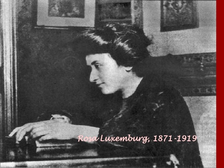 Rosa Luxemburg, 1871 -1919 