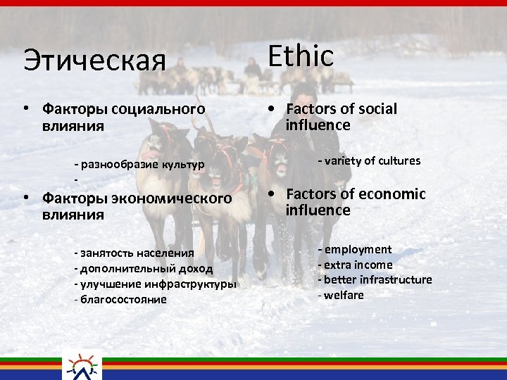 Этическая Ethic • Факторы социального влияния • Factors of social influence - разнообразие культур