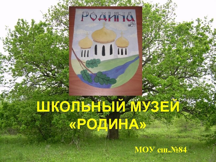 ШКОЛЬНЫЙ МУЗЕЙ «РОДИНА» МОУ сш. № 84 
