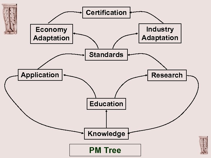 Certification Industry Adaptation Economy Adaptation Standards Application Research Education Knowledge PM Tree 