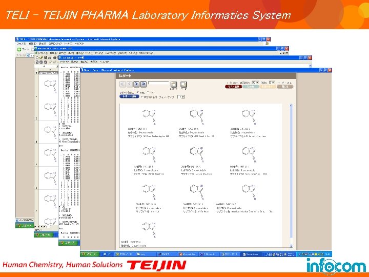 TELI - TEIJIN PHARMA Laboratory Informatics System 