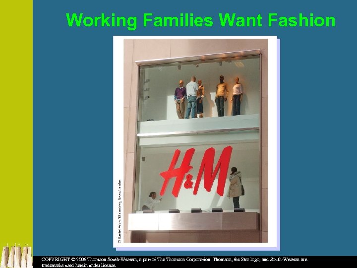 Working Families Want Fashion COPYRIGHT © 2006 Thomson South-Western, a part of The Thomson